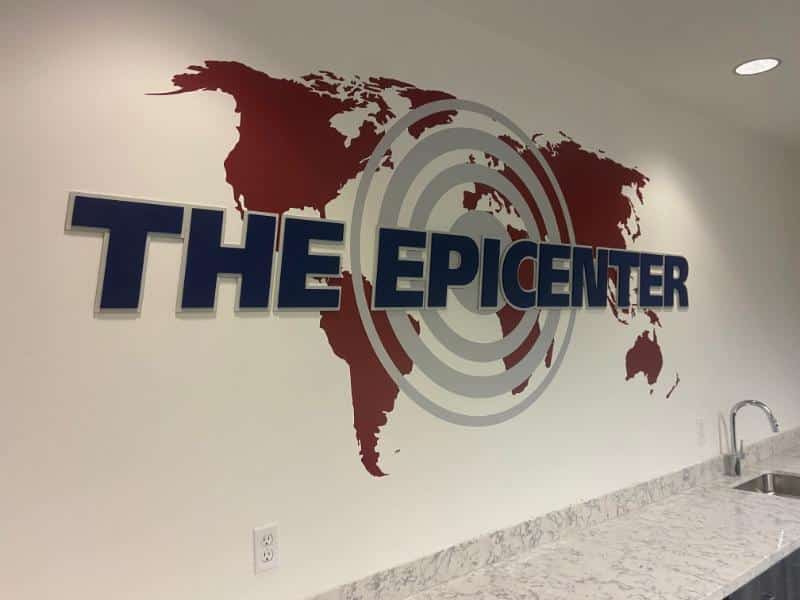 Large Lettering Conference Wall Maps In Los Angeles