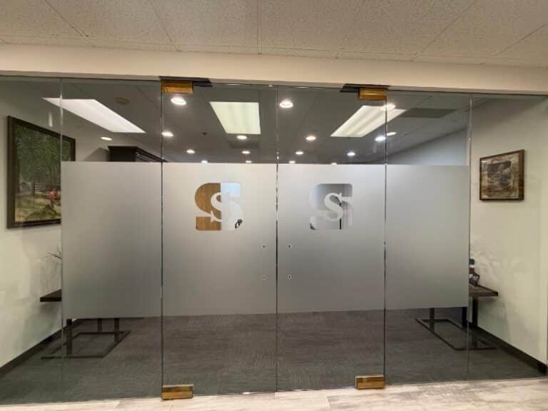 custom frosted glass designs in orange, ca