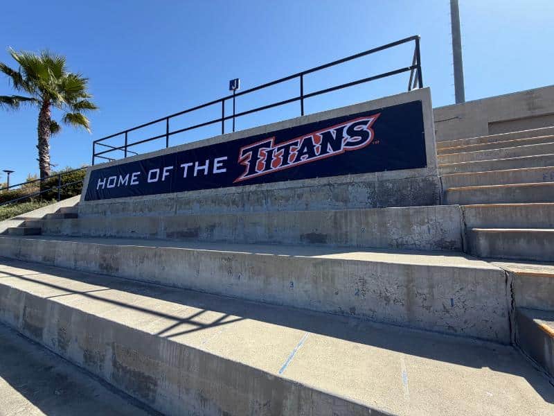 cal state fullerton titans soccer stadium branding