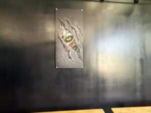 custom designs for graphic wall panels in orange, ca