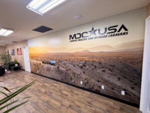 custom showroom wall murals in paramount, ca
