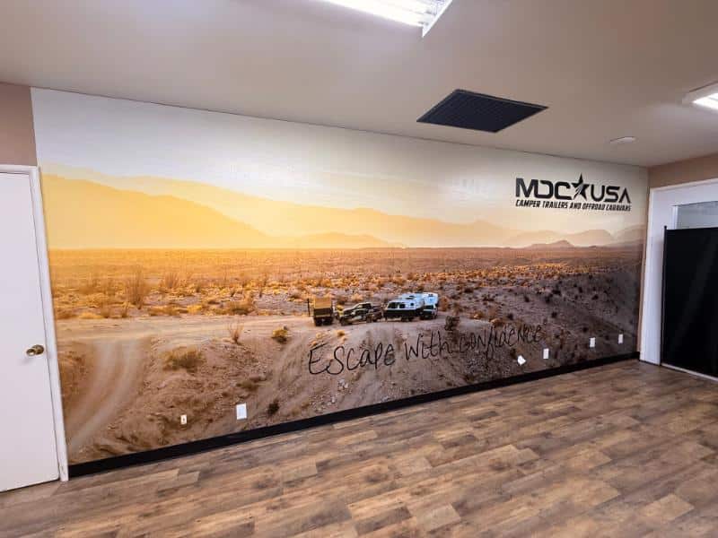 Wall graphics for retail showrooms in paramount, CA