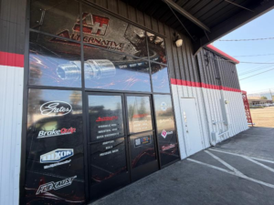 perforated window graphics in santa ana, ca