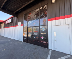 see out through perforated window graphics in santa ana, ca