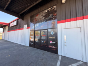 see out through perforated window graphics in santa ana, ca